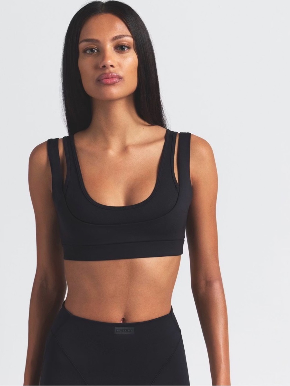 NIKESKIMS DOUBLE STRAP SCOOP BRA
